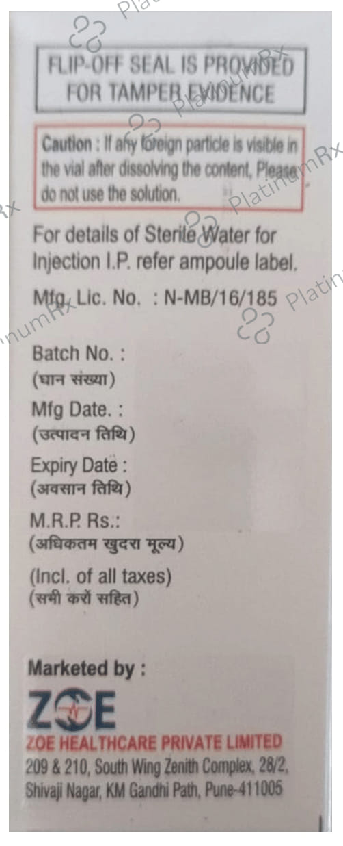 Forom S 1000/500mg Injection 1s