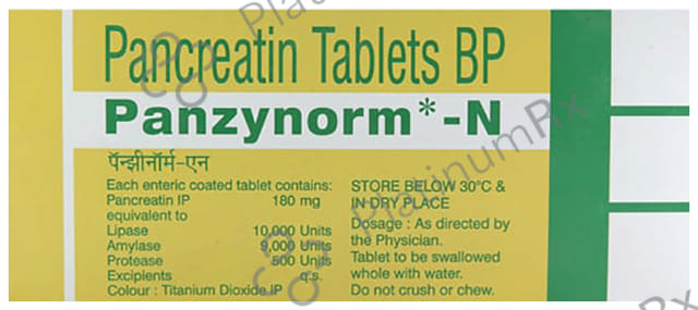Panzynorm N 180mg Tablet 10s