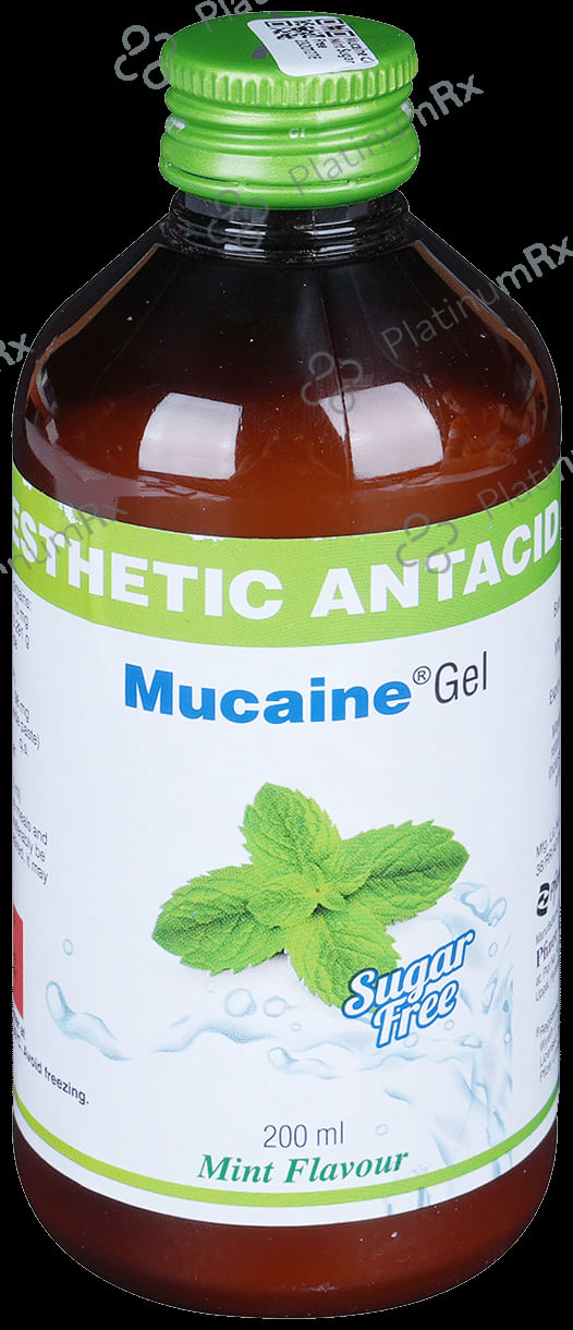 Mucaine Gel Mint Oral Suspension200ml