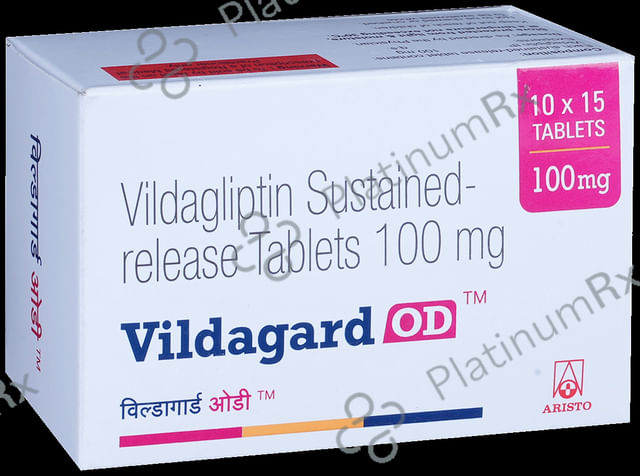 Vildagard OD 100mg Tablet