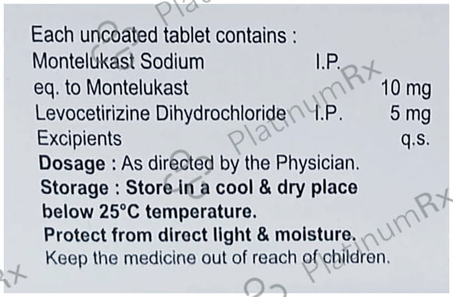 Levorokk MN 5/10mg Tablet 10s