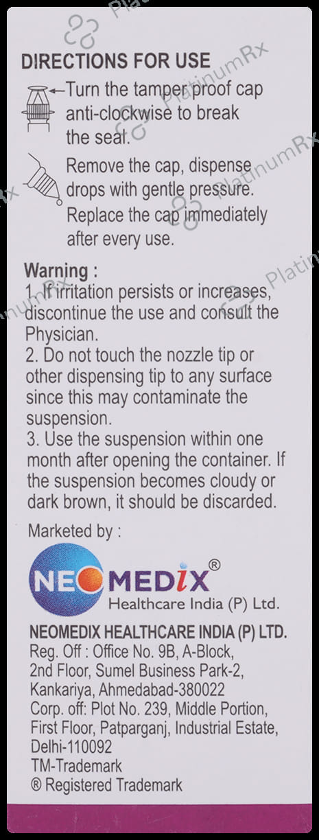 Nepavon 0.1% Eye Drop 5ml