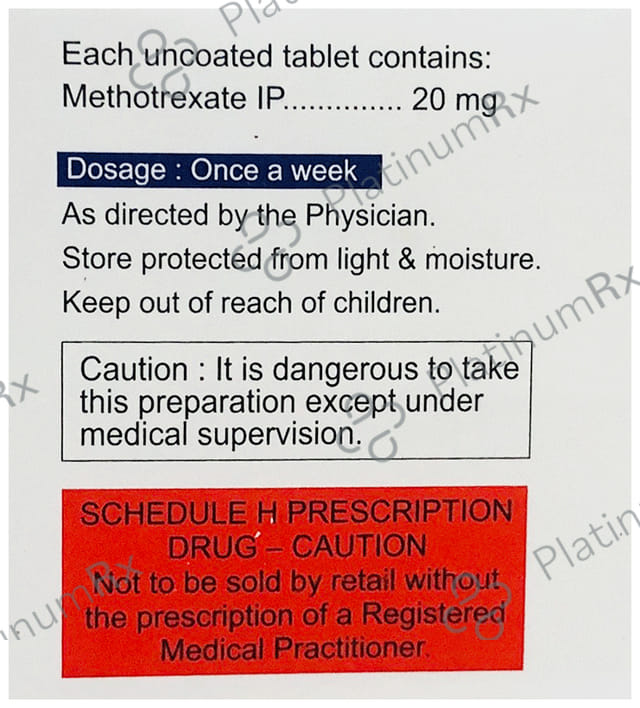 Folitrax 20mg Tablet 5s