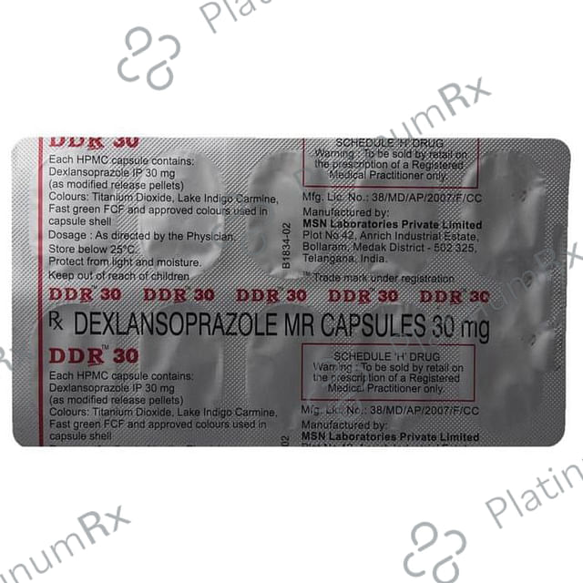 DDR 30mg Capsule MR 10s
