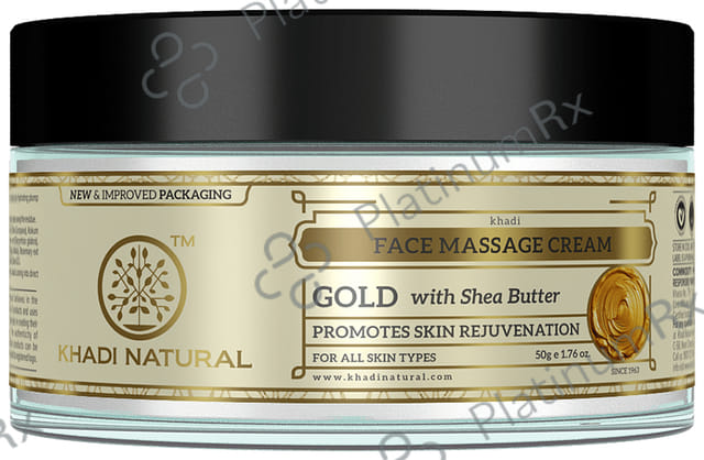 Khadi Naturals Ayurvedic Gold Facial Massage Cream