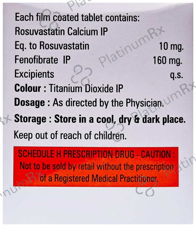 Toliros F 160mg/10mg Tablet