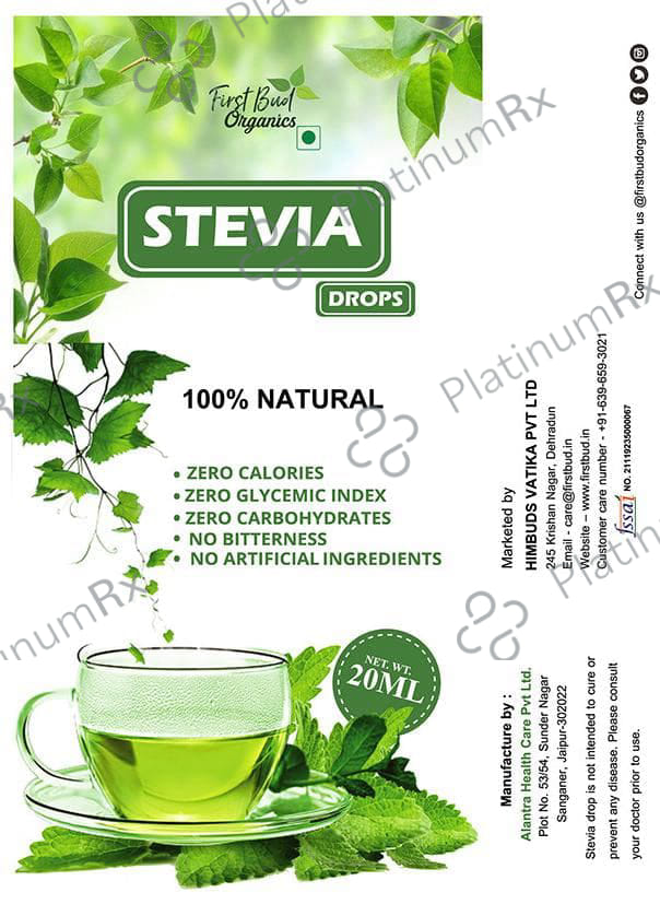 First Bud Organics Stevia Drop