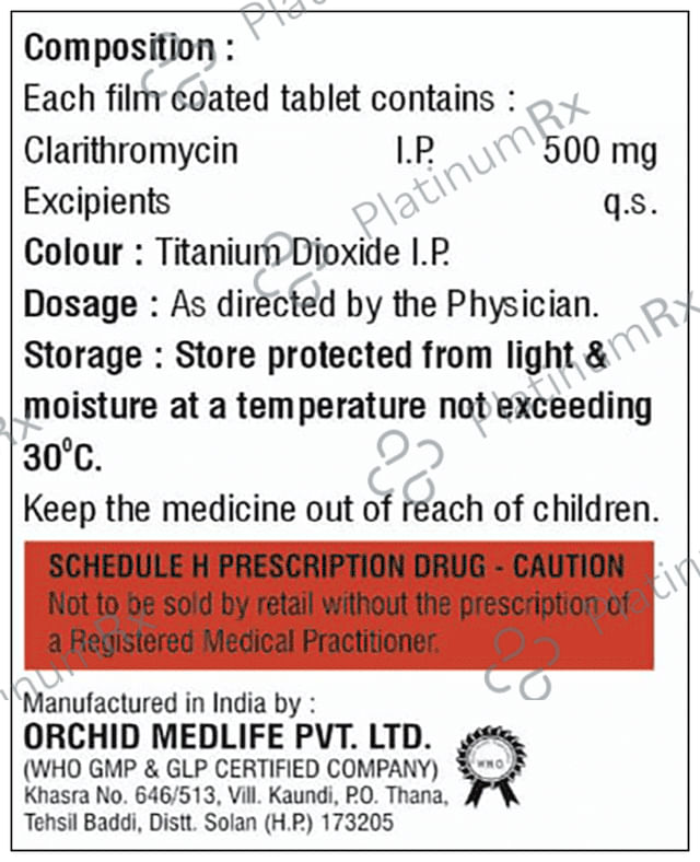 Clarvon 500 Tablet
