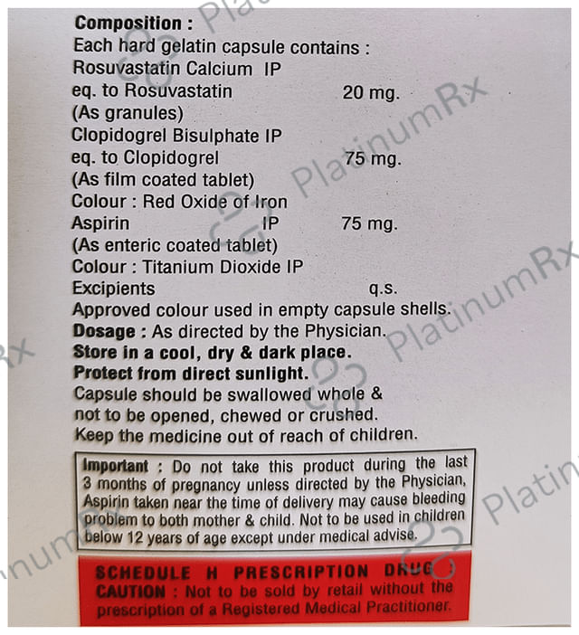 Acmerose Gold 20 Capsule 10s