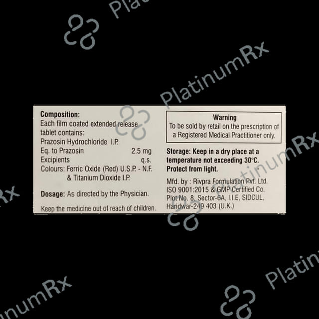 Gentrol 2.5 Tablet ER