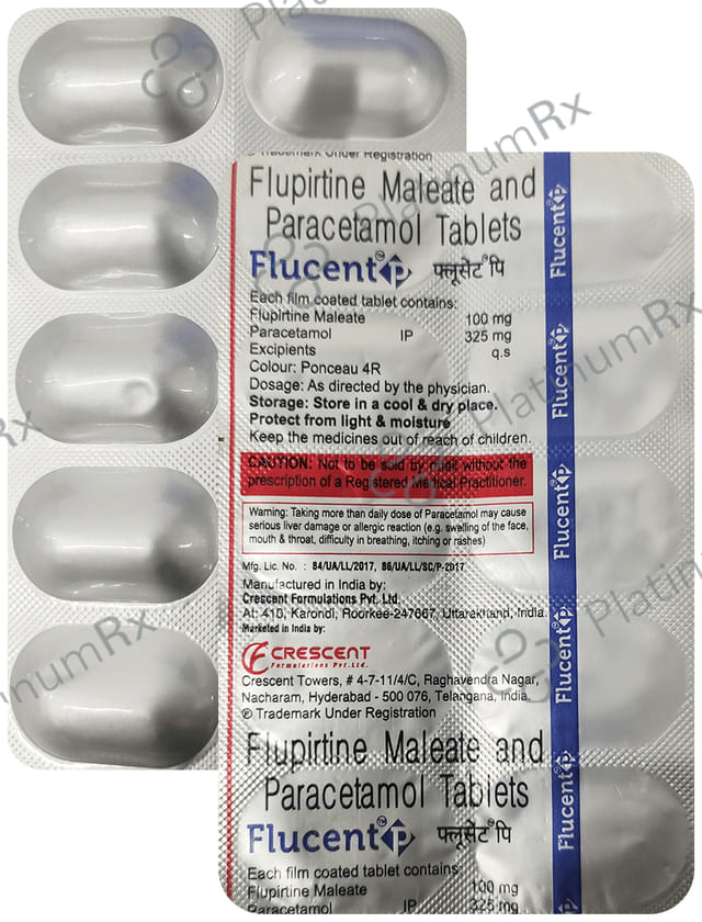 FLUCENT P 100MG/325MG TABLET