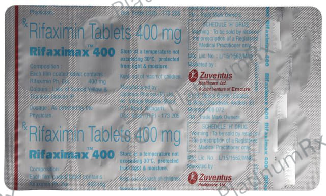 Rifaximax 400 Tablet
