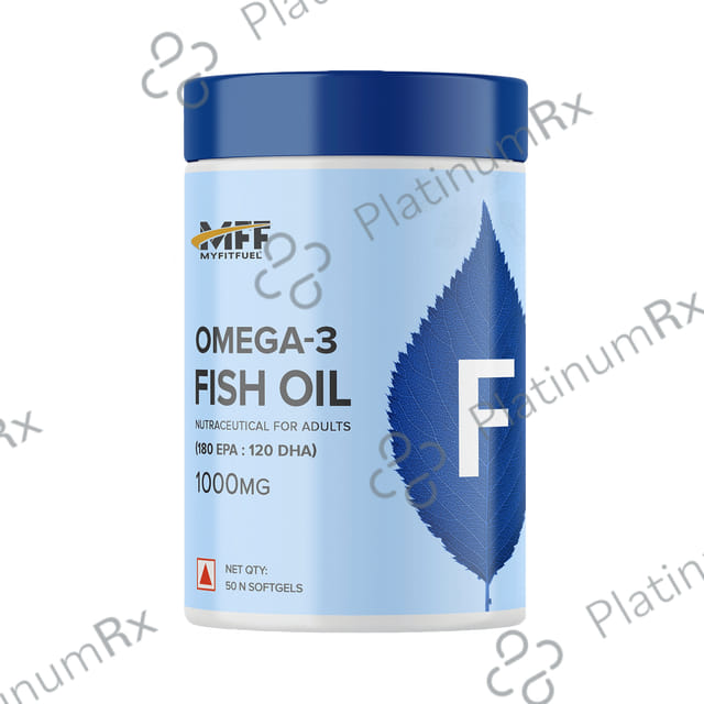 MyFitFuel Fish Oil Omega 3 1000mg Soft Gelatin Capsule