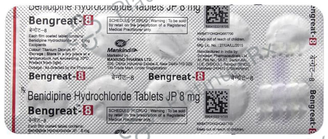 Bengreat 8 Tablet 10s