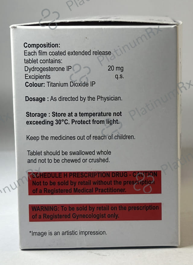 Dydrosmart 20mg ER Tablet 10s