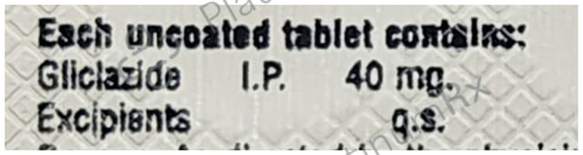 Glicazide 40mg Tablet 10s