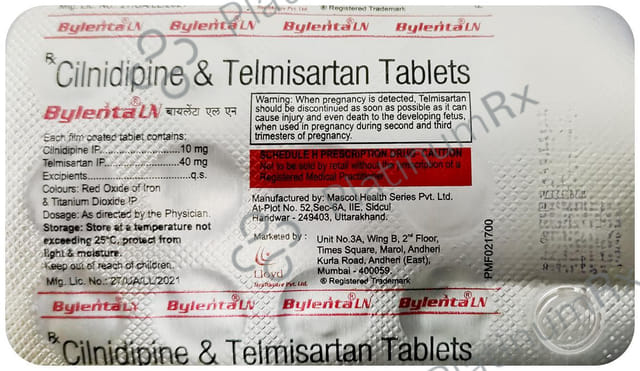 Bylenta LN 10/40mg Tablet 15s