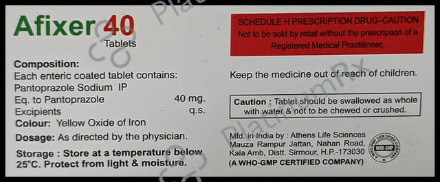 Afixer 40mg Tablet 10s