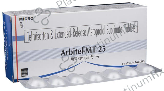 Arbitel MT 25/40mg Tablet ER 7s