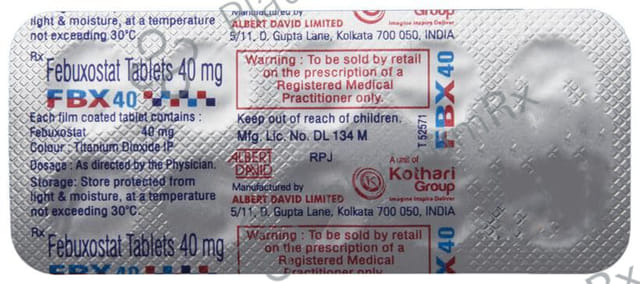 FBX 40mg Tablet 10s