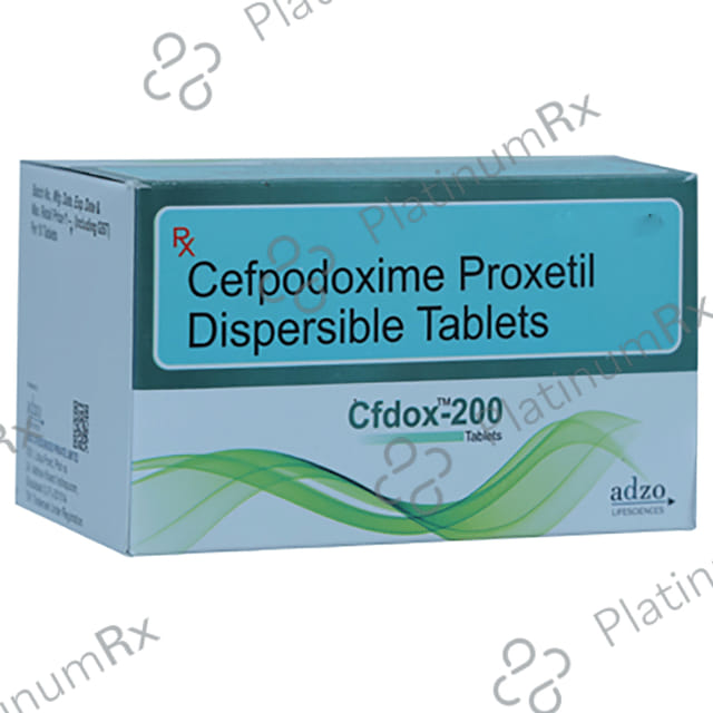 Cfdox 200mg Tablet DT 10s