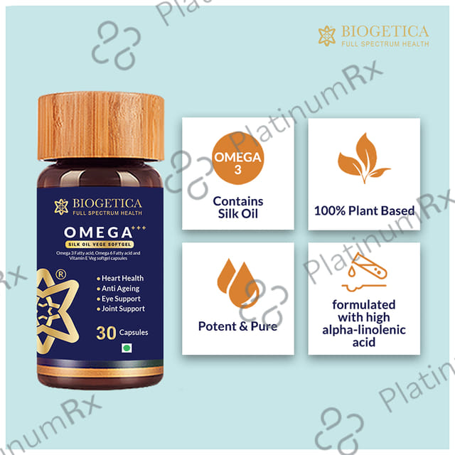Biogetica Omega+++ Vege Softgel Capsule 30s