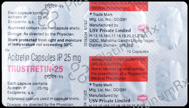 Trustretin 25mg Capsule 10s