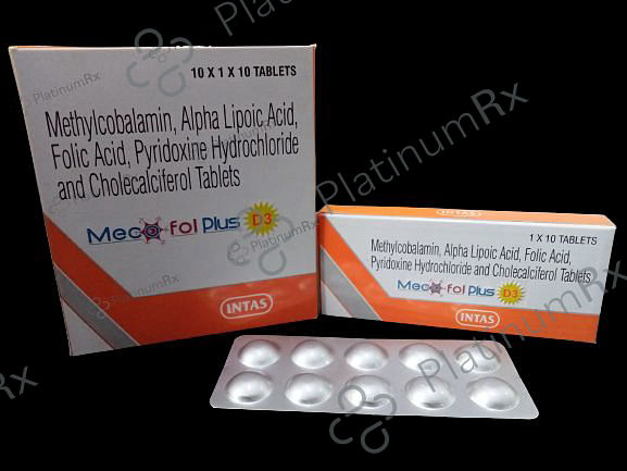 Mecofol Plus D3 Tablet 10s