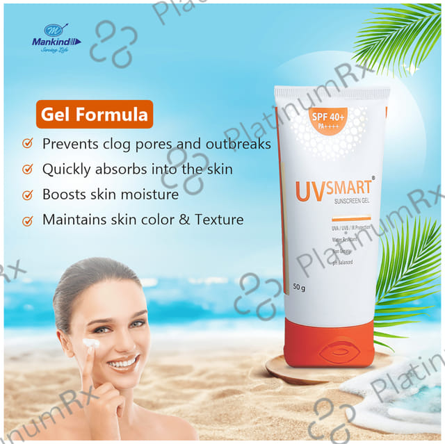 UVsmart SPF 40+ Gel 50gm