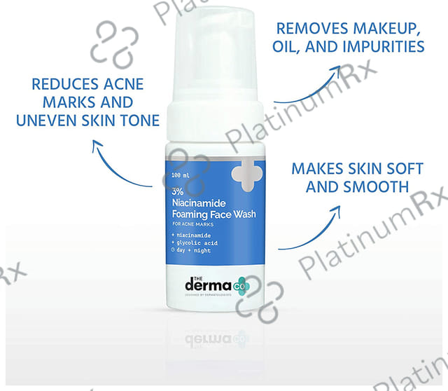 The Derma Co 3% Niacinamide Foaming Face Wash