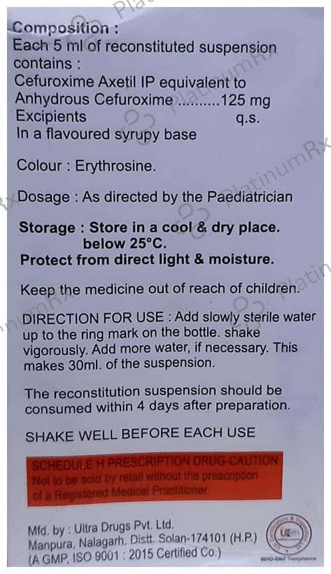 Nylocef 125mg Dry Syrup