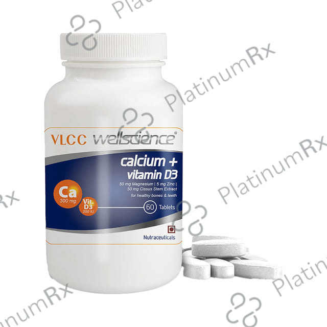 VLCC Wellscience Calcium + Vitamin D3 Tablet 60s