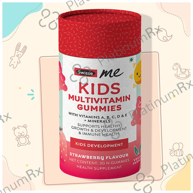 Swisse Me Kids Multivitamin Gummies Strawberry