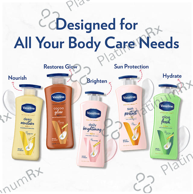 Vaseline Intensive Body Care Cocoa Glow Lotion 600 ml
