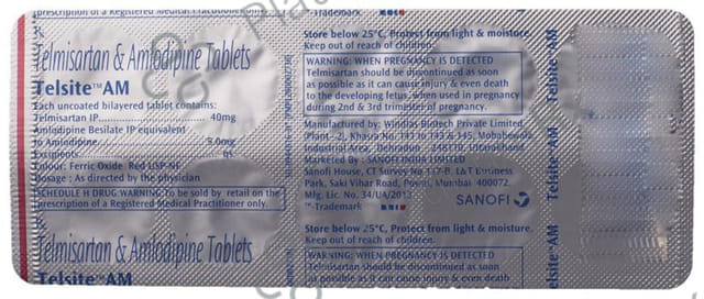 Telsite AM 5/40mg Tablet 10s