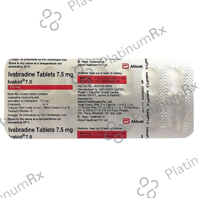 Ivabid 7.5mg Tablet 14s