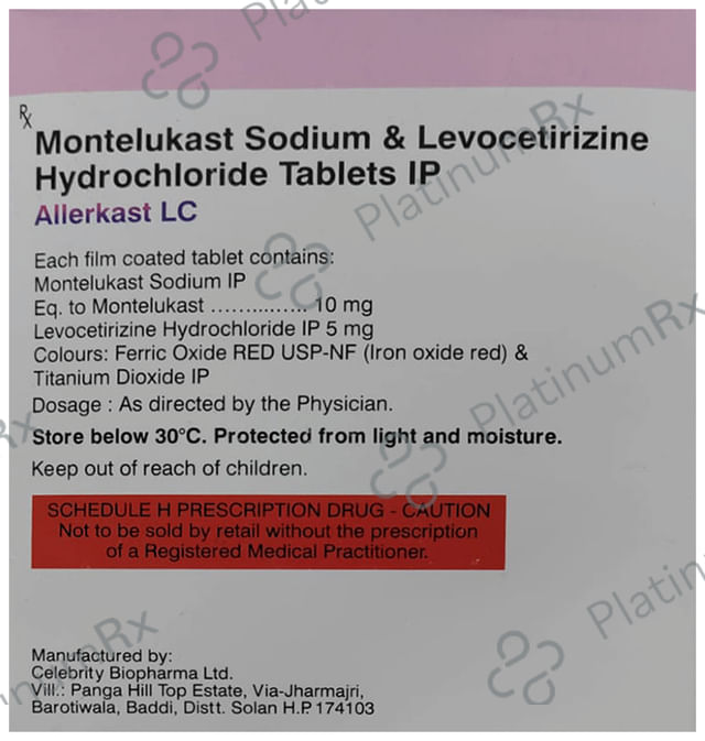 Allerkast LC 5/10mg Tablet 10s