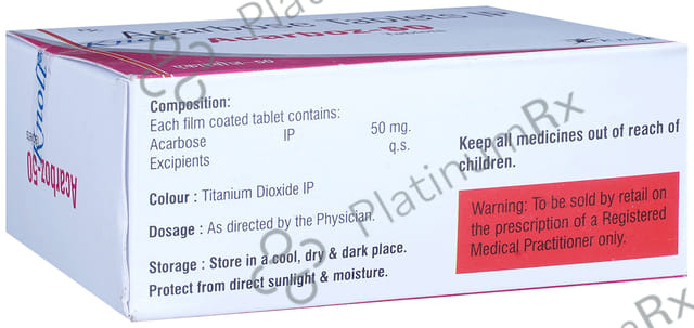 Acarboz 50mg Tablet 10s