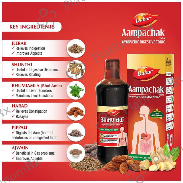 Dabur Aampachak Kadha Ayurvedic Digestive Tonic