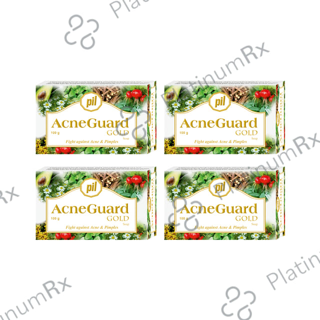 PIL Acneguard Gold Soap- Fight Against Acne & Pimples 4 Soap