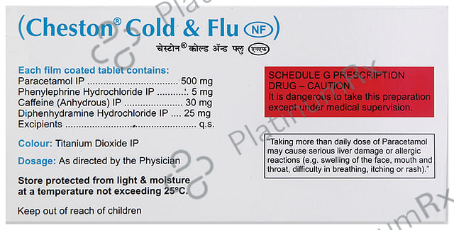 Cheston Cold & Flu NF Tablet 10s