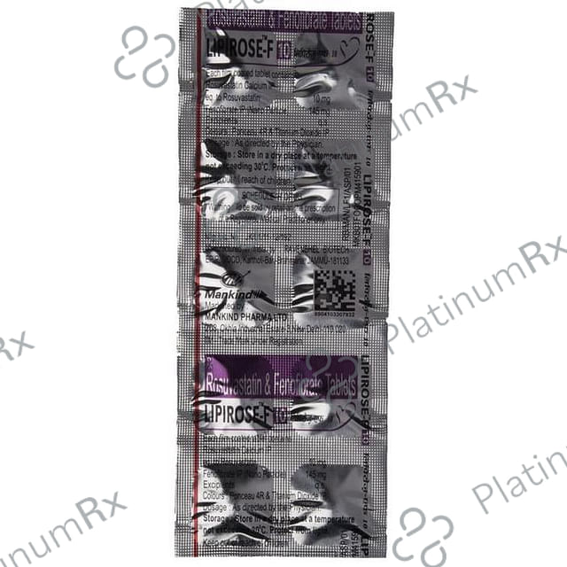 Lipirose F 145/10mg Tablet 10s