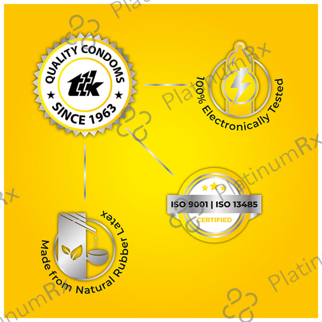 Skore Flavored Dotted & Coloured Banana Flavour Condoms 10s
