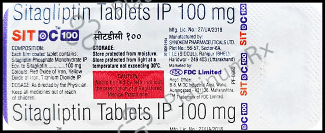 Sitdc 100mg Tablet 10s