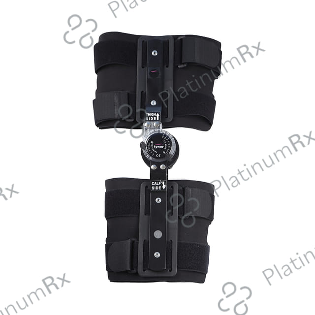 Tynor D 48 ROM Knee Brace Universal Black