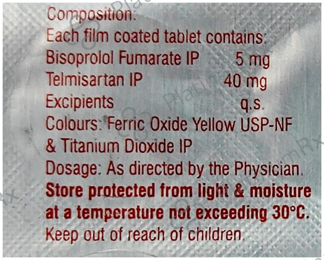 Temsan BS 5/40mg Tablet 10s