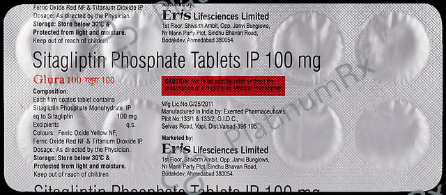 Glura 100mg Tablet 10s