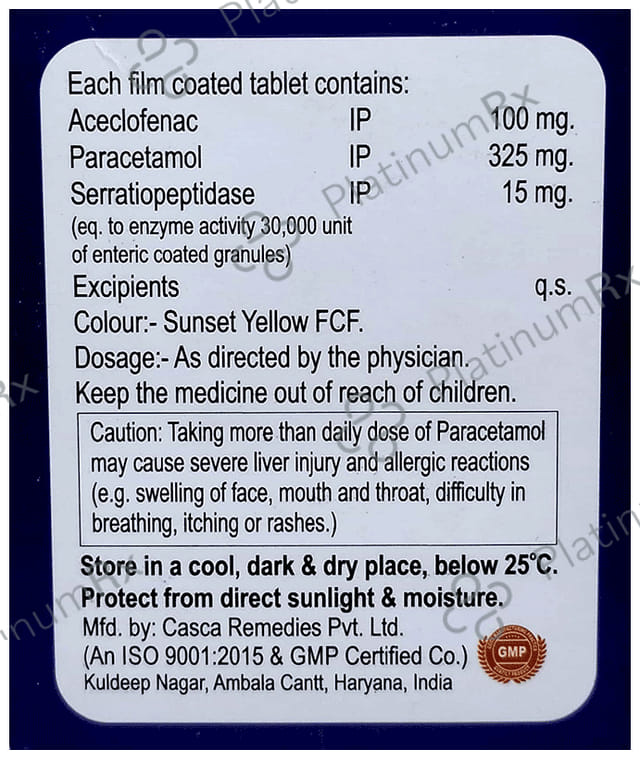 Clonadol SP Tablet 10s