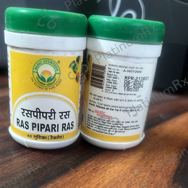 Basic Ayurveda Ras Pipari Ras Tablet