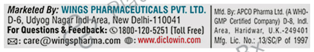 Diclowin ASP Tablet 10s